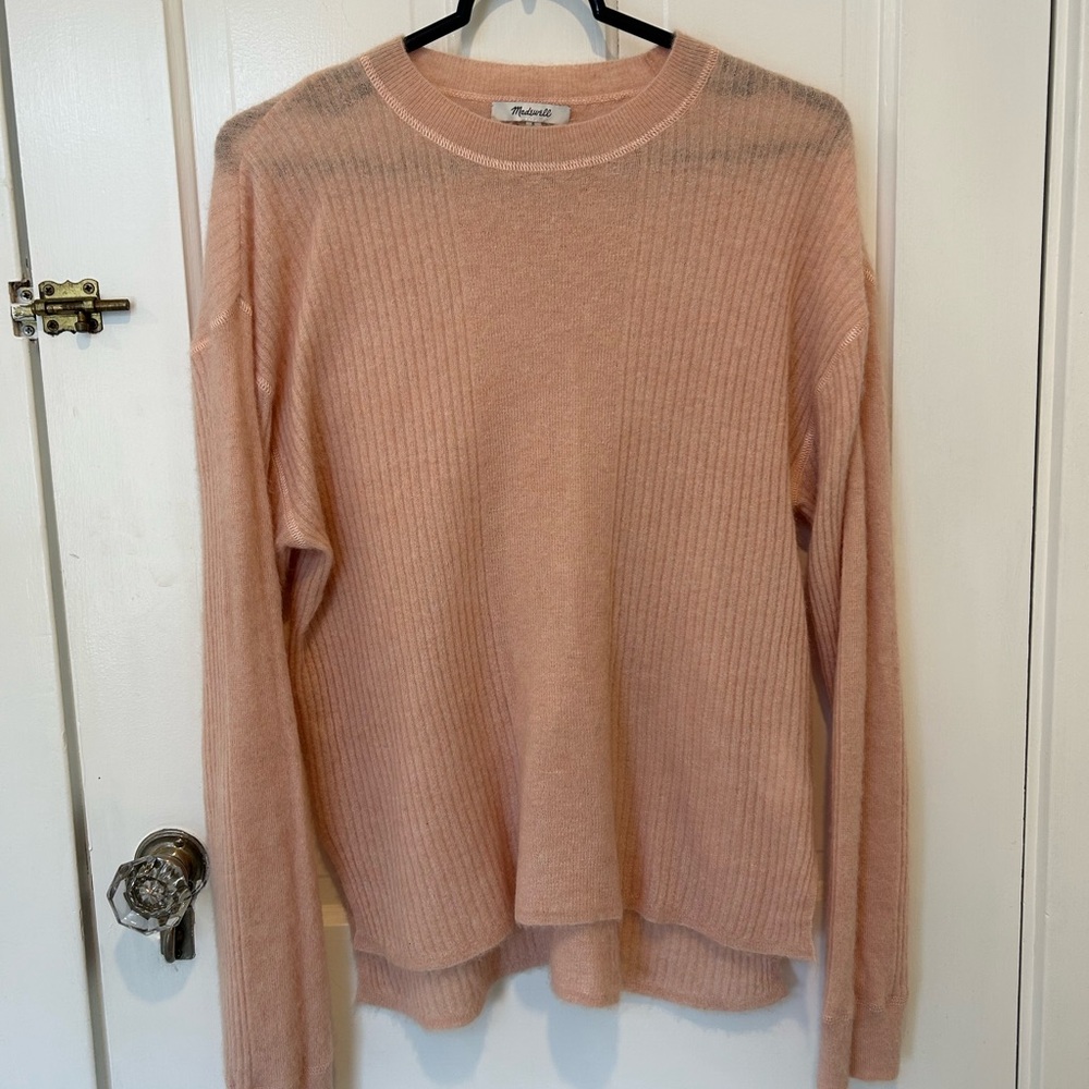 Madewell Soft Pink Knit Top